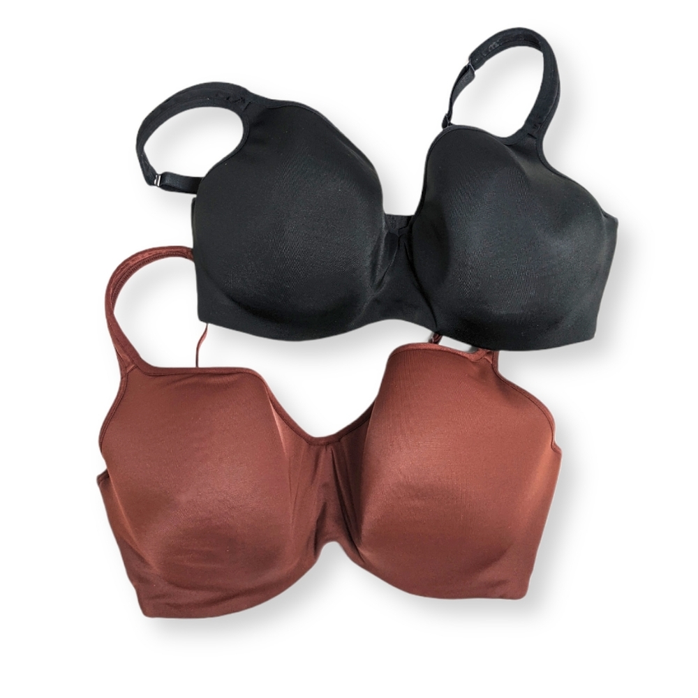 Set of 2 CACIQUE Lightly Lined Full Coverage 36DDD
